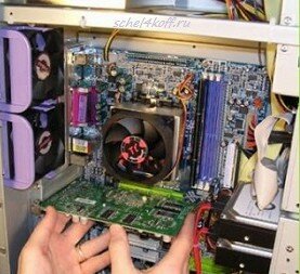 как выглядит компьютер изнутри